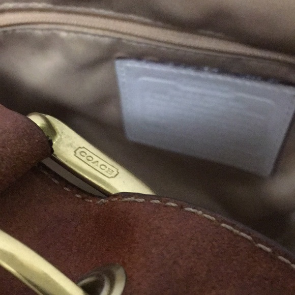 COACH Handbag Leather Pebble Cowhide Hobo 👜 - Picture 5 of 8